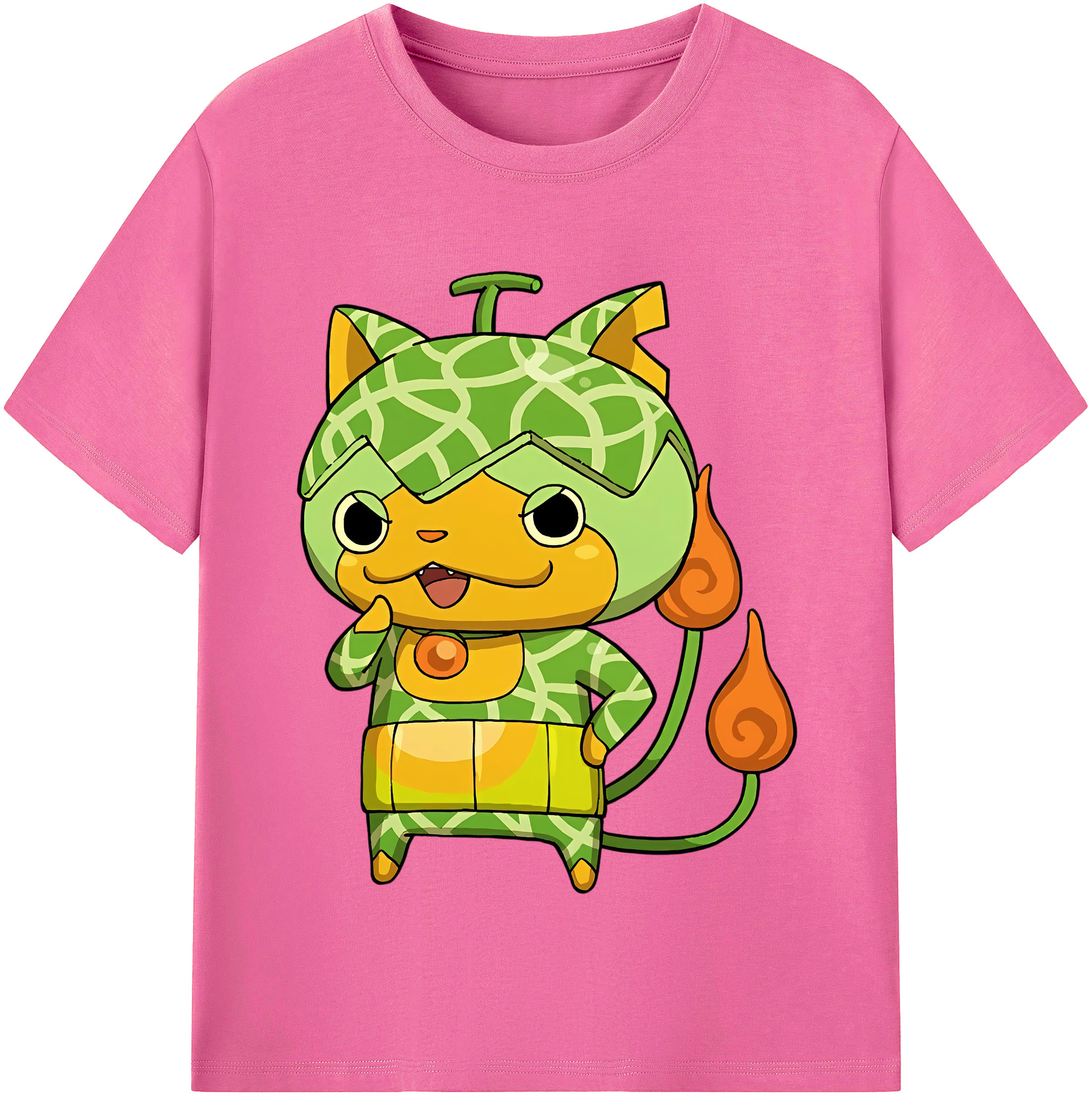 （画像用） 妖怪ウォッチ Yo-kai Watch レディースカジュアルプリントTシャツ（綿100％）